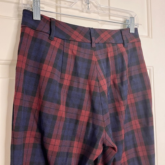 Velvet by Graham Spencer Check Trouser 4 Red Blue - Picture 8 of 16